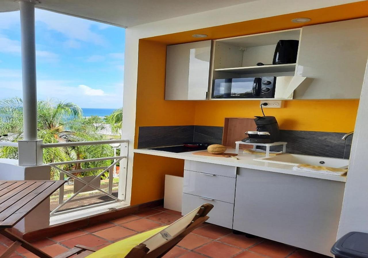 Studio Le Pipiri Piscine Vue Mer Residence Securisee La Trinite Bagian luar foto